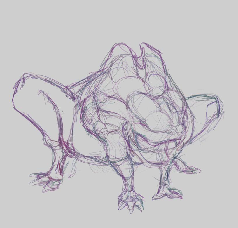 A sketch of a frog creature

LoSWIPs