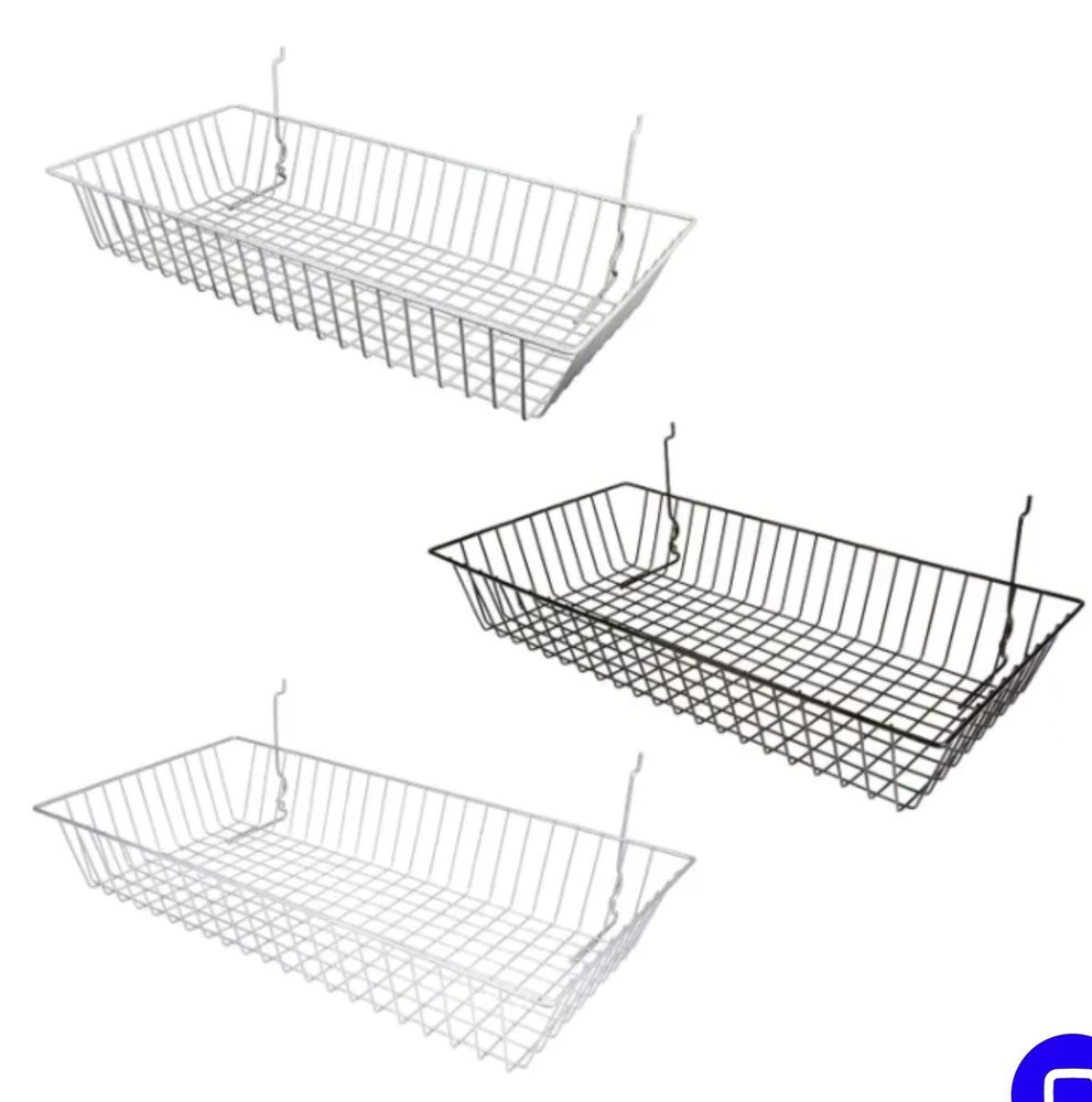 A basic wire basket