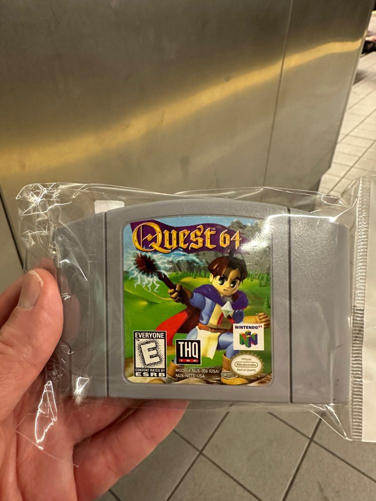 Quest 64 cart