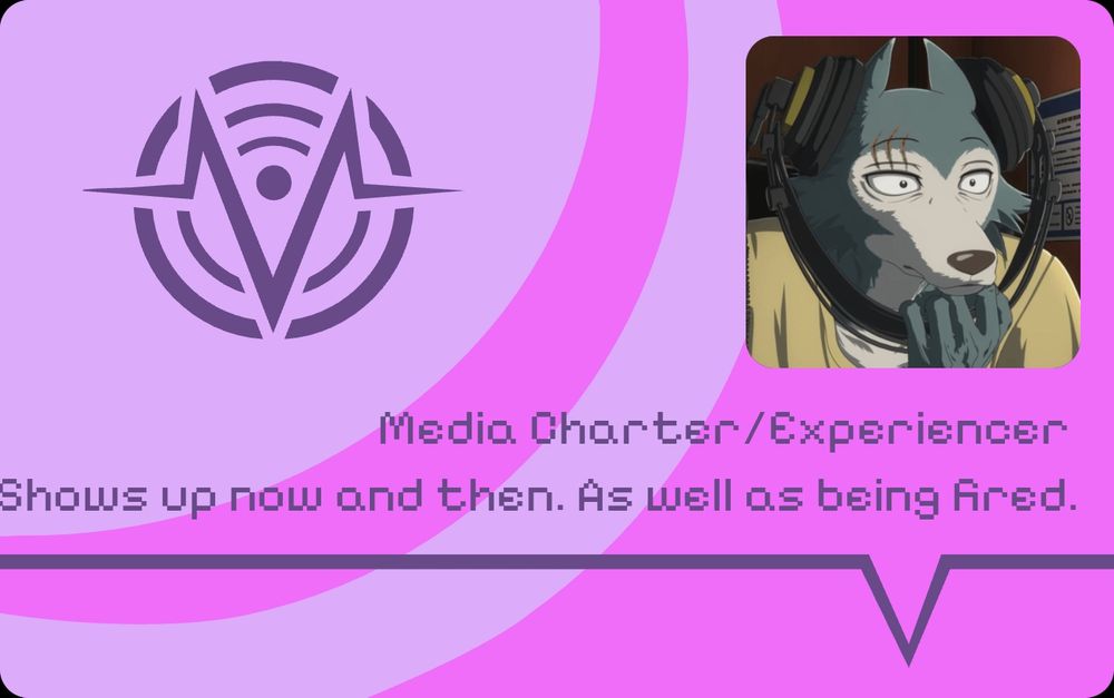 Media Charter/Experiencer

Shows up now and then. As well as being fired.