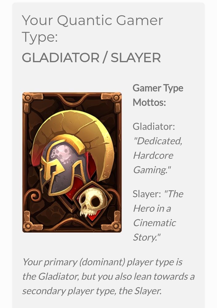 I'm a Gladiator/Slayer.