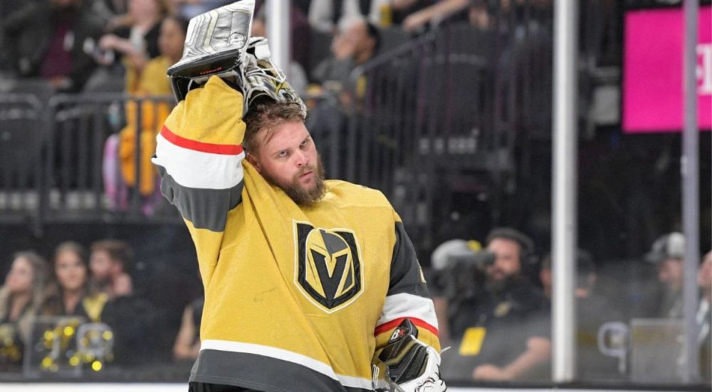 Golden Knights reviewing options after Lehner misses medical exam