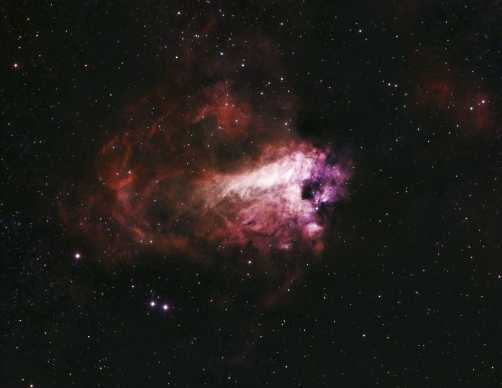 M17 Omega Nebula
Unistellar Odyssey 📷
90 min integration time