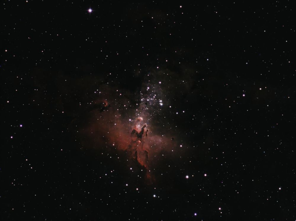 M16 The Eagle Nebula
Unistellar Odyssey 📷
28 minutes integration time