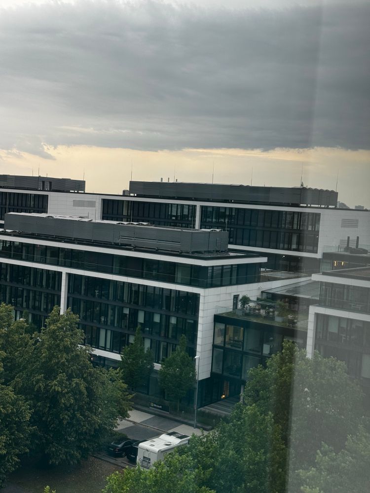 View from the hotel room just above the Munich Microsoft office