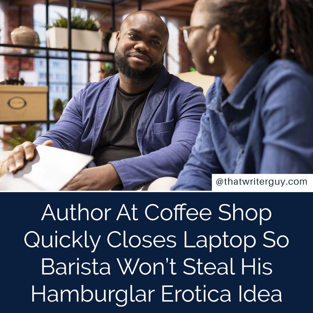 Author At Coffee Shop Quickly Closes Laptop So Barista Won't Steal His Hamburglar Erotica Idea