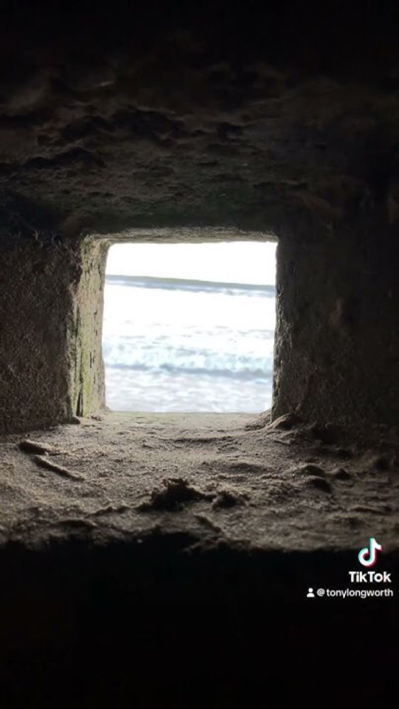 #fortified #worldwartwo #defence #bunker on #filey #beach #northyorkshire