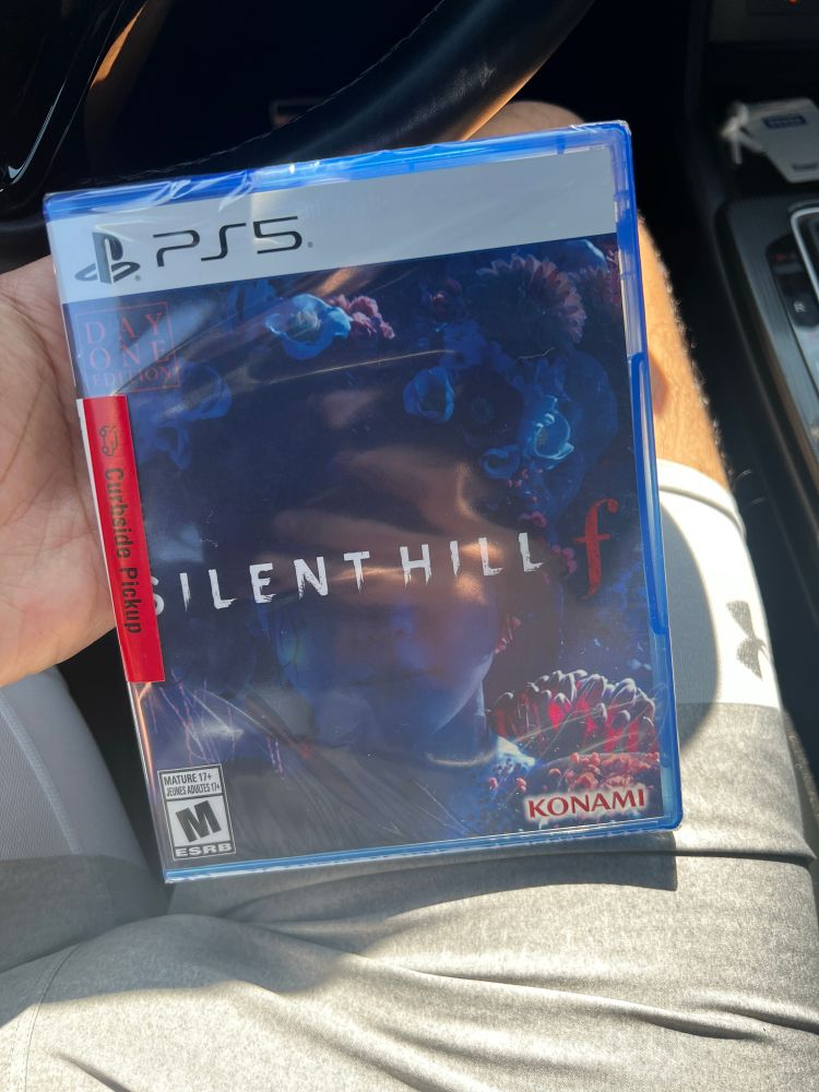 A physical copy of Silent Hill f on PS5