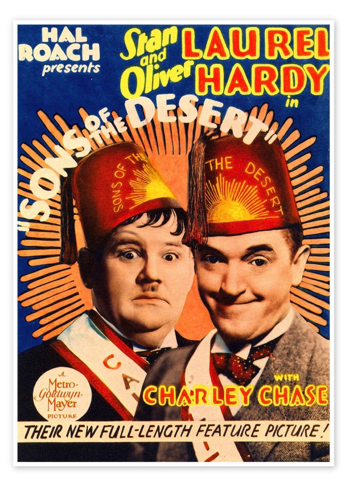 Sons of the Desert movie poster.