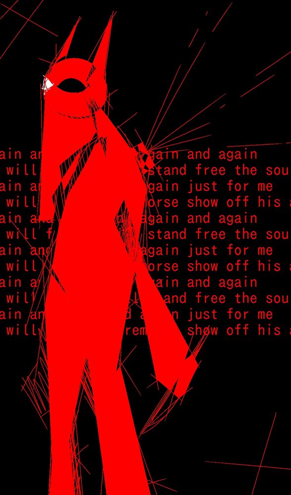 again and again and again and again
we will fall we will stand free the soul break the chain
again and again and again just for me
he will come kill remorse show off his anarchy