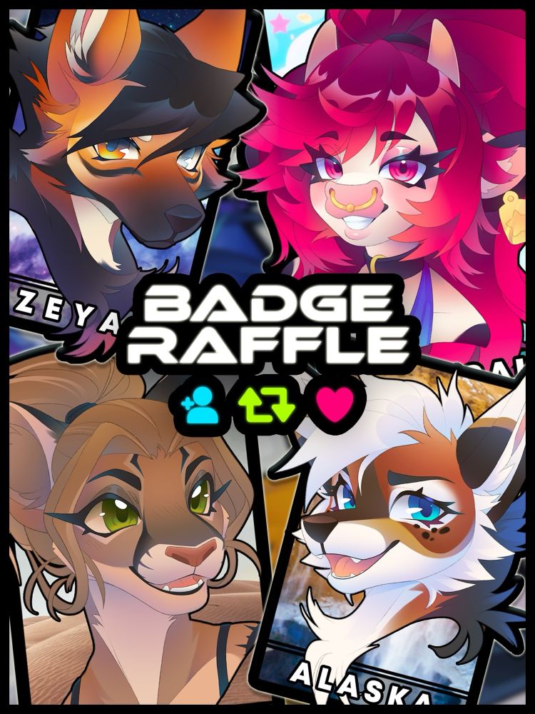 Follow, repost and like to enter this Badge Art giveaway!