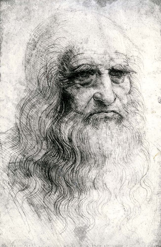 Leonardo di Vinci, self portrait
