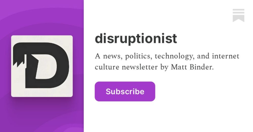 disruptionist | Substack