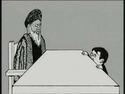 A still from Big Train’s Stare Out sketch. 