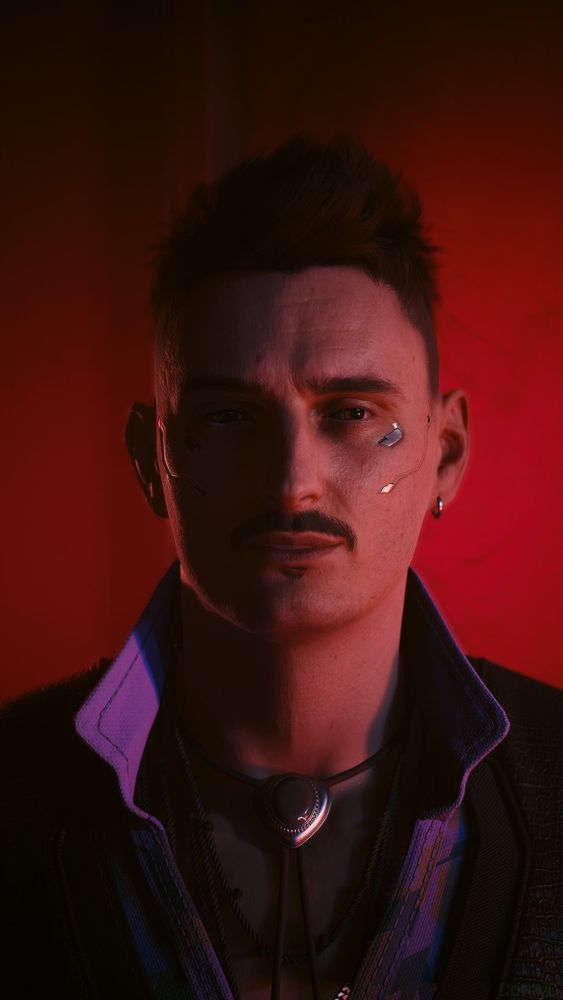 Militech agent Dante Caruso, played by the fantastic Polish singer-songwriter Dawid Podsiadło
