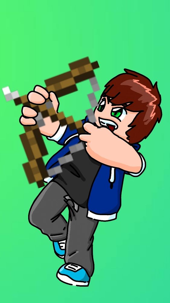 O primeiro design de Blue, usado nas thumbs de vídeos antigos do nosso canal do YouTube: o Canal Next Level