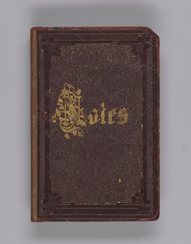 Slate notebook used by Bishop Benjamin Tanner