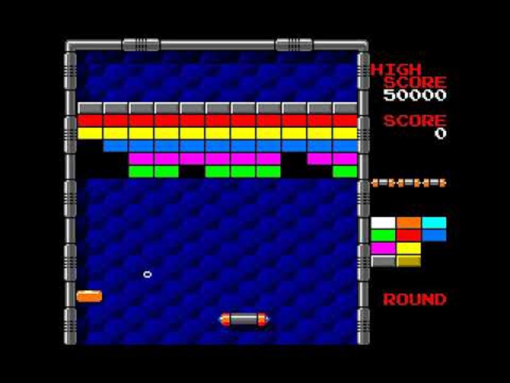 Arkanoid project (MSX2): dropping power-up pills