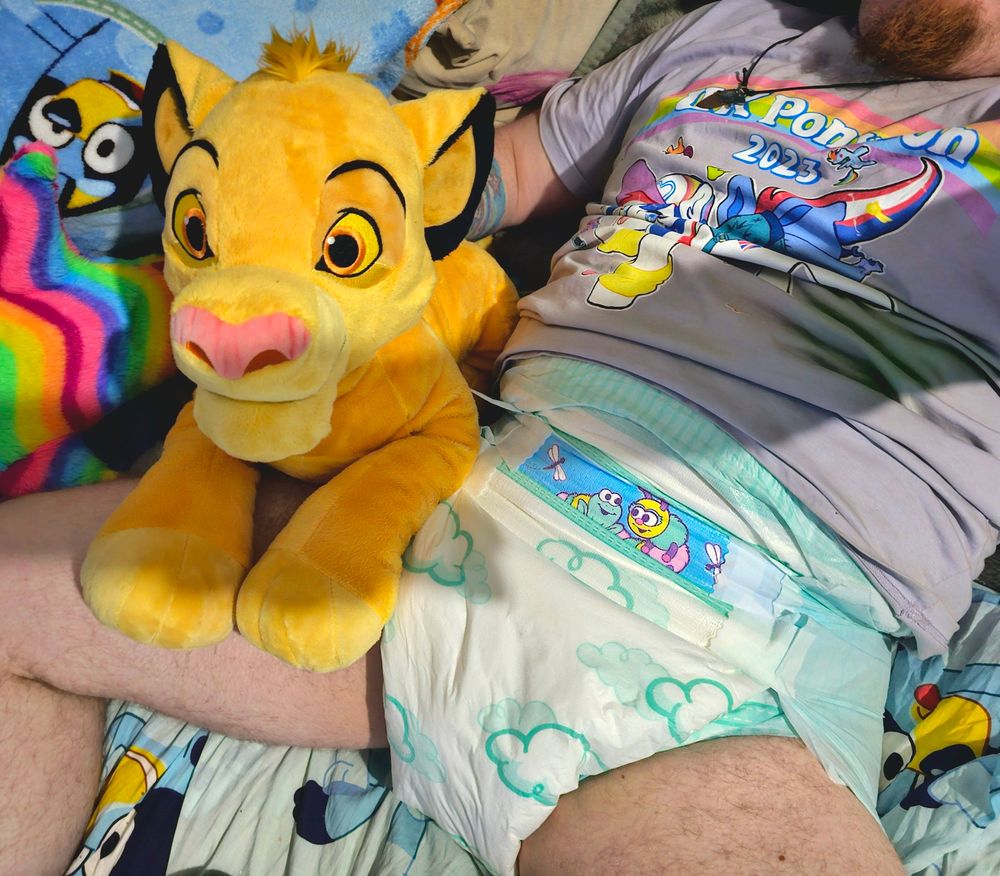 Me in a new Kiddos Premium Night nappy. 