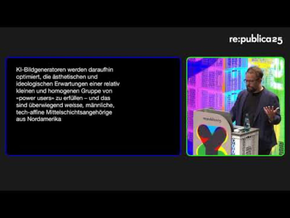 re:publica 25: Roland Meyer - Generative KI und die Ästhetik des digitalen Faschismus
