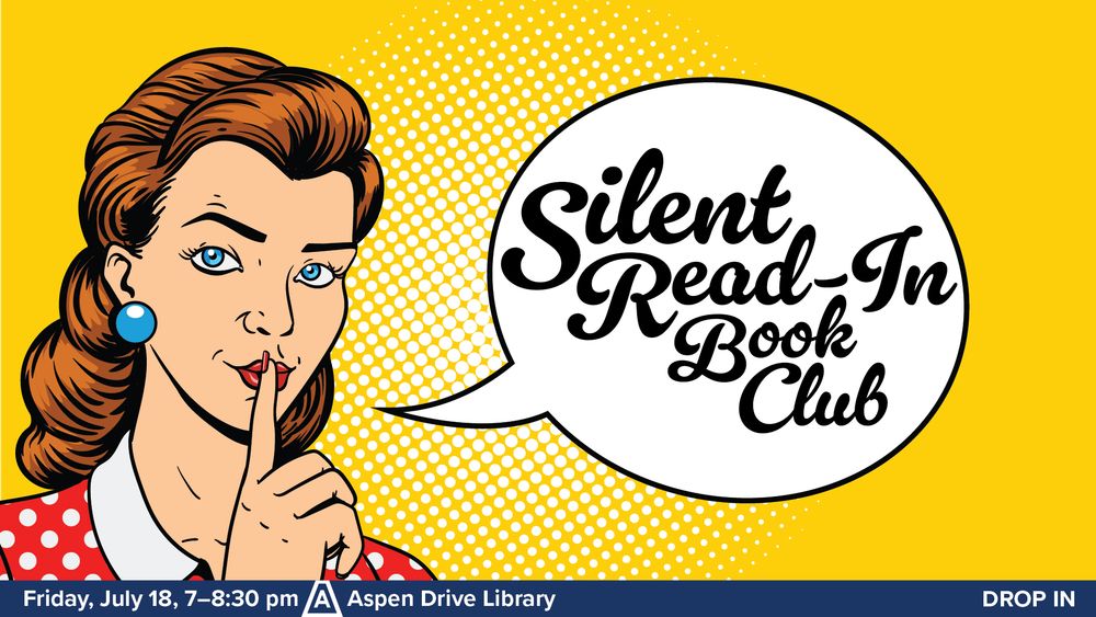 Poster for Silent Read-In Book Club
