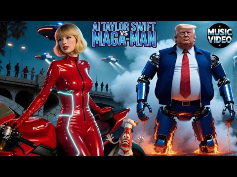 AI Taylor Swift vs MAGA Man - The Music Video