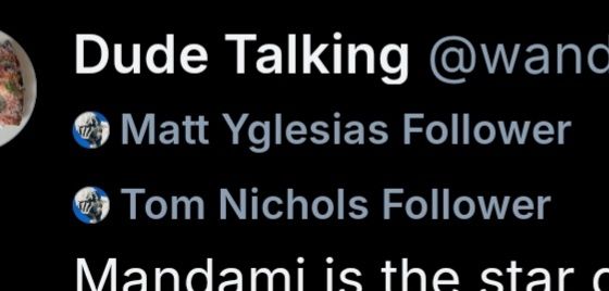 Look at this fucking cretin, Matt and Tom follower labels