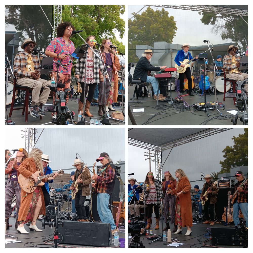 Moonalice at the petalumamusicfestival.org 
This band is filled with some well-known and big-time talented! 
Check them out at monalice.com 