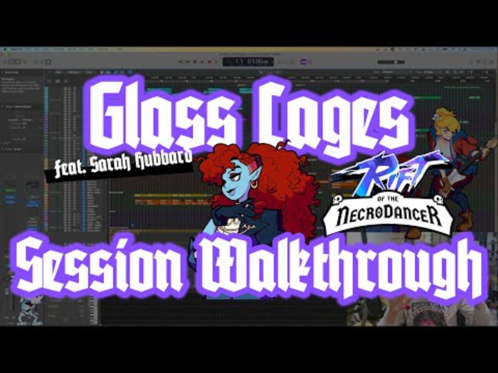 Glass Cages (feat. Sarah Hubbard) - Logic Session Walkthrough (Rift of the Necrodancer)