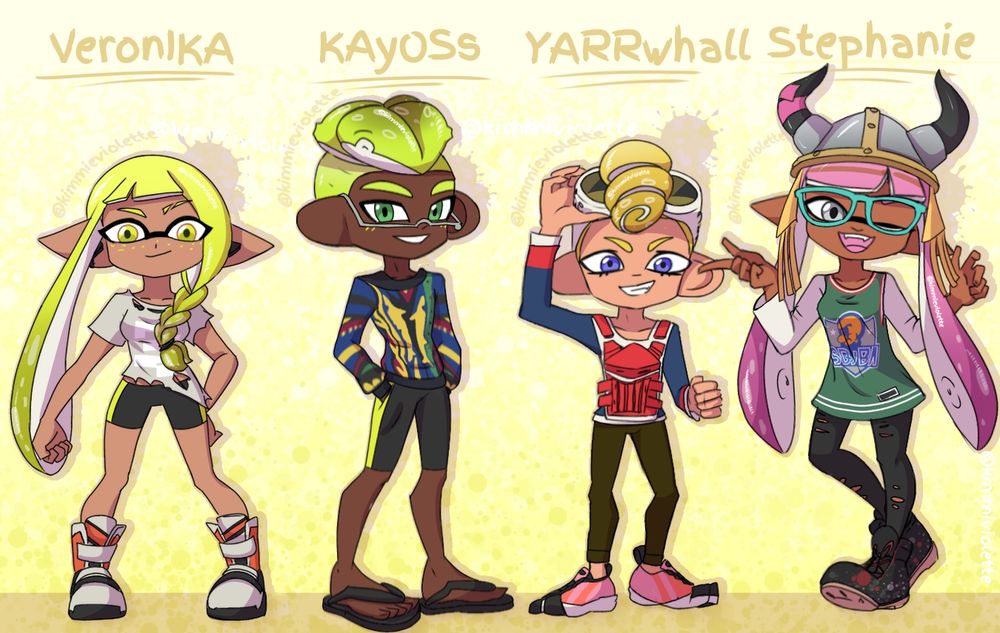 Everyone in their own color💛💚💛🩷