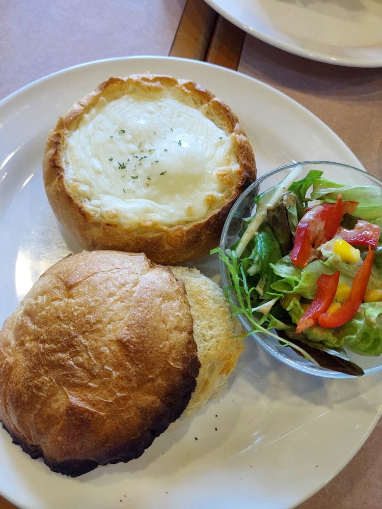 珈琲館のグラタンパン