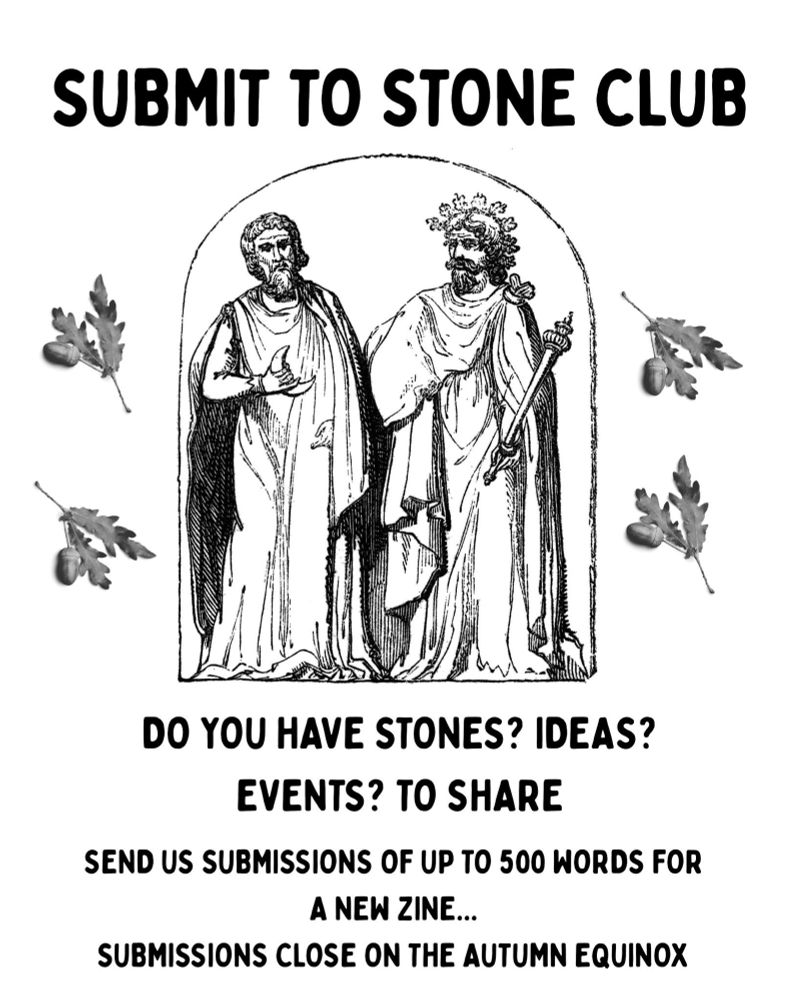 A stone club poster for all of you to suggest your ideas for publication 