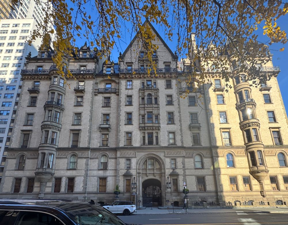 The Dakota in New York City. A German Renaissance style apartment building built between 1880 and 1884.