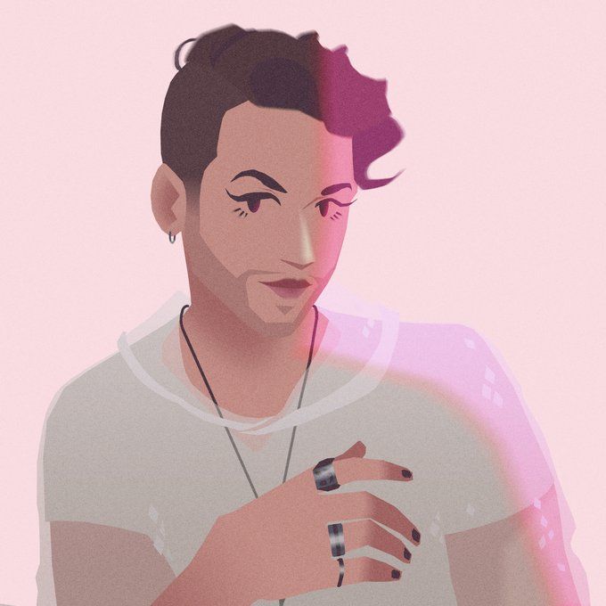 Teddy Dief portrait by Nafisah Tung
