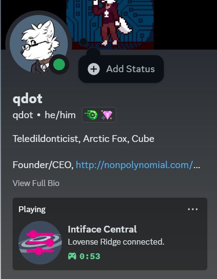 discord rich presence for Intiface Central