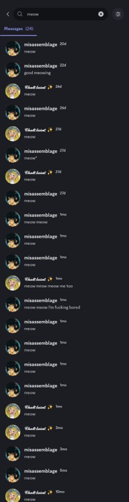 screenshot dinah meow