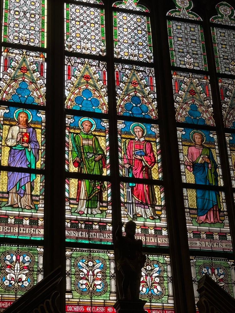 Stained glass window