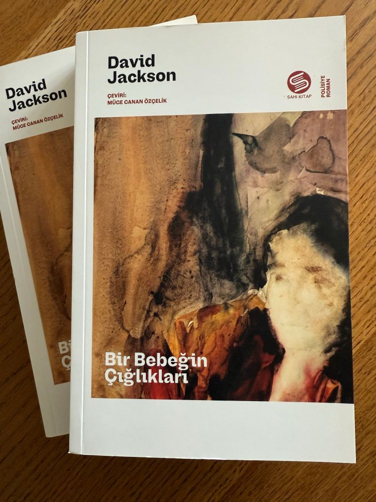 Two copies of the Turkish edition of my thriller Cry Baby. 