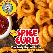 Los Pollos Hermanos new spice curls. The curly fry with the southwestern kick!