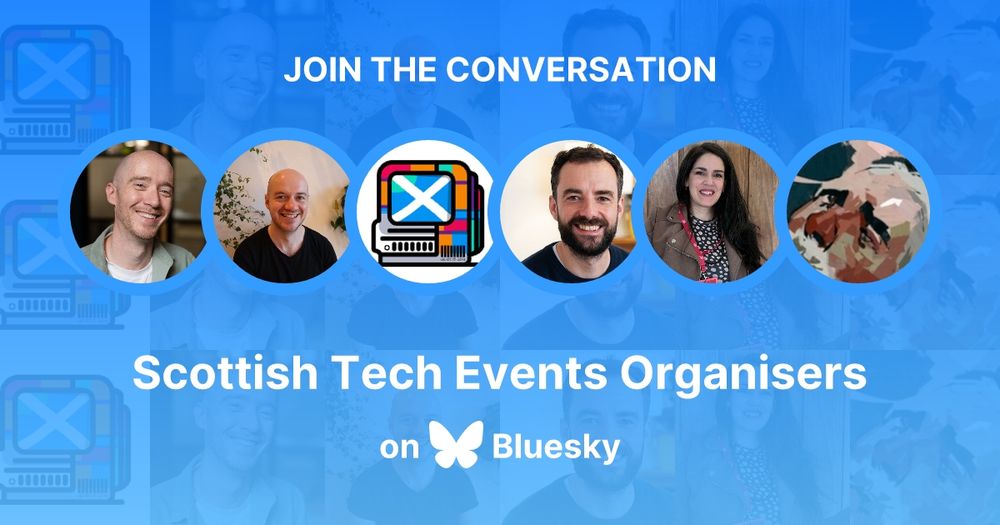 Scottish Tech Event Organisers Bluesky banner