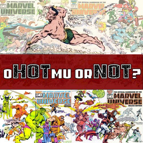 The show banner, Namor in the spotlight