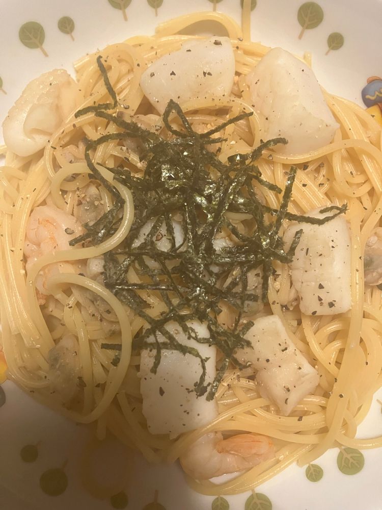 ぜんさんの和風シーフードパスタ！