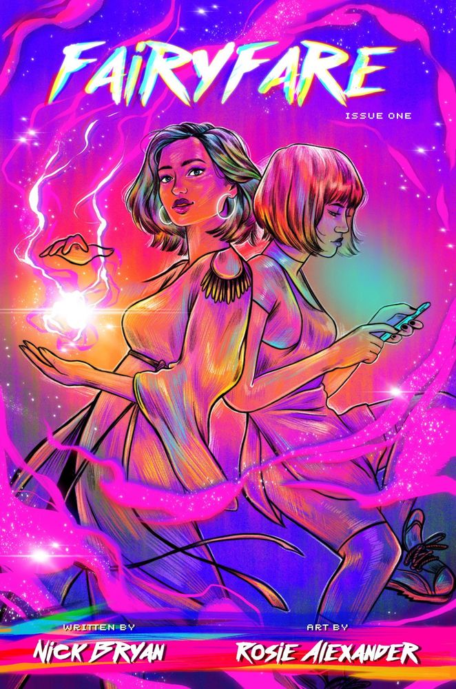 Cover of FairyFare #1 by Nick Bryan & Rosie Alexander.