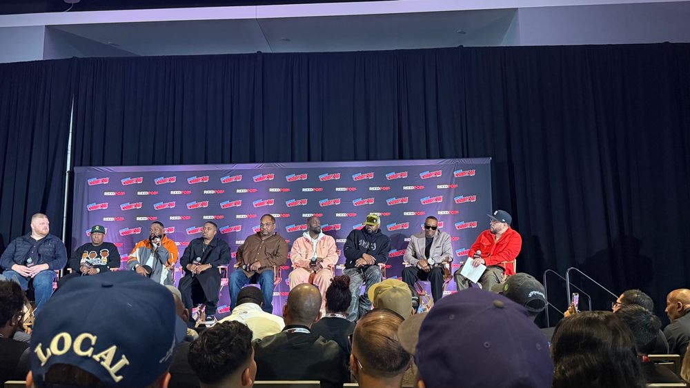 The Mass Appeal panel includes De La Soul, DJ Premier, Slick Rick, Ghostface and Raekwon #NYCC 