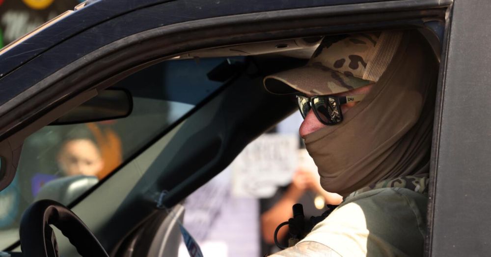 ICE agents wearing masks add new levels of intimidation, confusion during L.A. raids