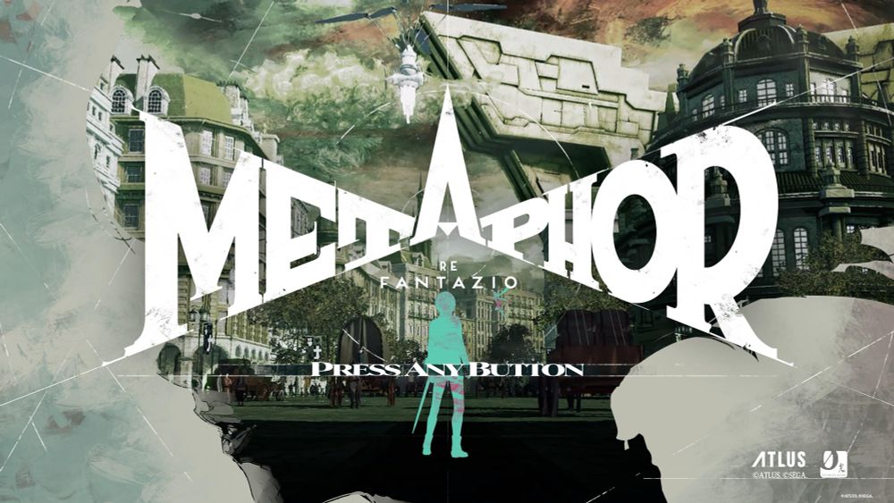 Title screen to Metaphor: Refantazio 