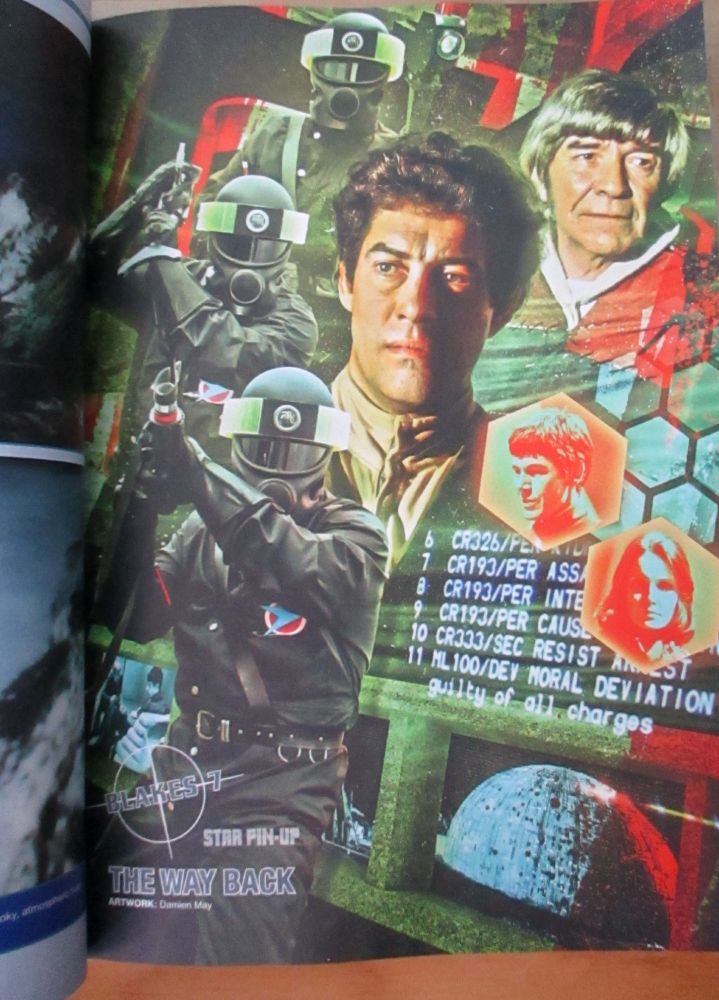 An illustration from inside the new Blakes 7 magazine