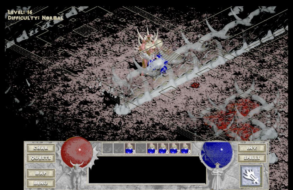 A sorcerer ending Diablo's existence