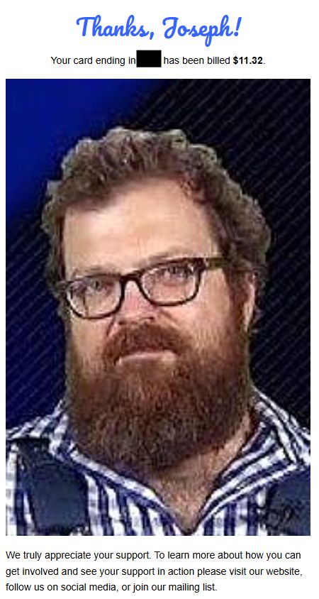 Thanks, Joseph! We truly appreciate your support. To learn more about how you can get involved and see your support in action please visit our website, follow us on social media, or join our mailing list.