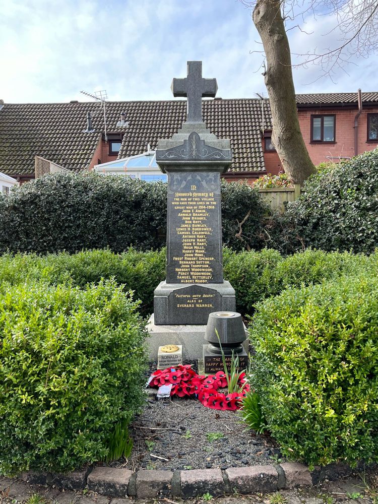 Hathern war memorial.